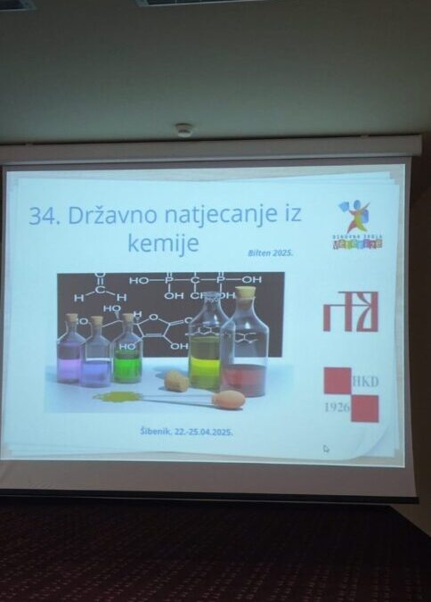 Sudjelovanje na državnom natjecanju iz kemije