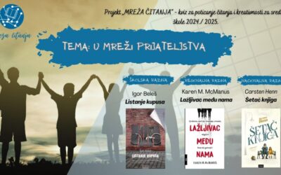 Projekt za poticanje čitanja i kreativnosti za srednje škole „Mreža čitanja 2024./2025.“