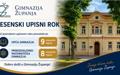  JESENSKI UPISNI ROK