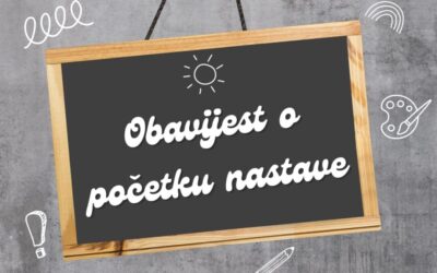 Početak nastavne godine 2026./2027.